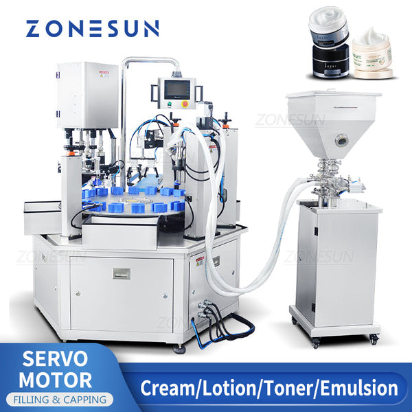 ZONESUN Capping Machine Cosmetic filling machine Cap Filler Sealer