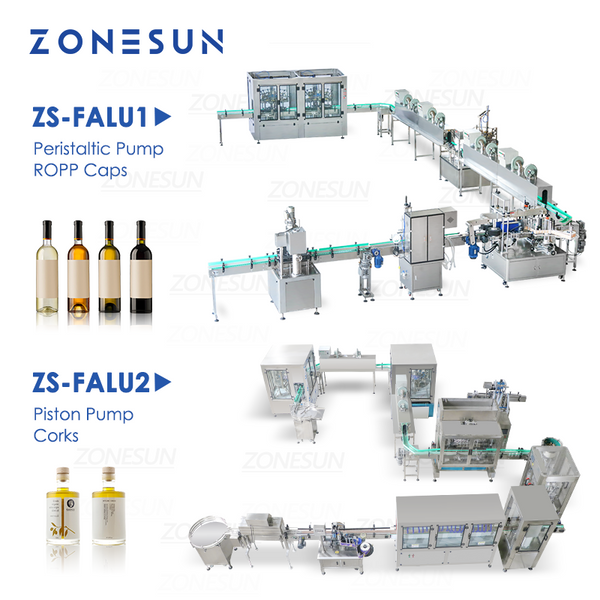 ZONESUN automatic wine bottle packing machine beer capping machine