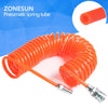 ZONESUN Air Pipes Fitting Sets Red Tube For Air Compressor Air Pipe Connector Fitting, Tubing Fitting
