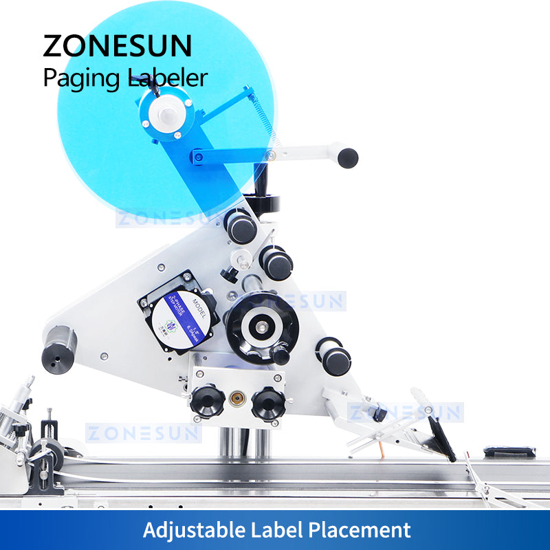 ZONESUN ZS-TB502P Automatic Paging Labeling Machine for Bags, Cards and Paper Sheets
