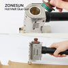 ZONESUN ZS-90TJ Hot Melt Glue Gun Leather Labeling Machine Paper Bag Leather Carton Sealing Machine