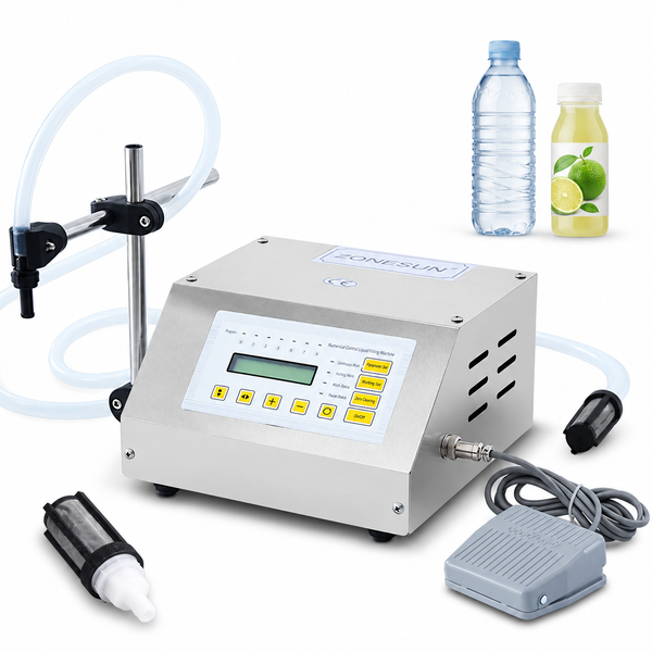 ZONESUN GFK-160 Diaphragm Pump Water Oil Liquid Filling Machine