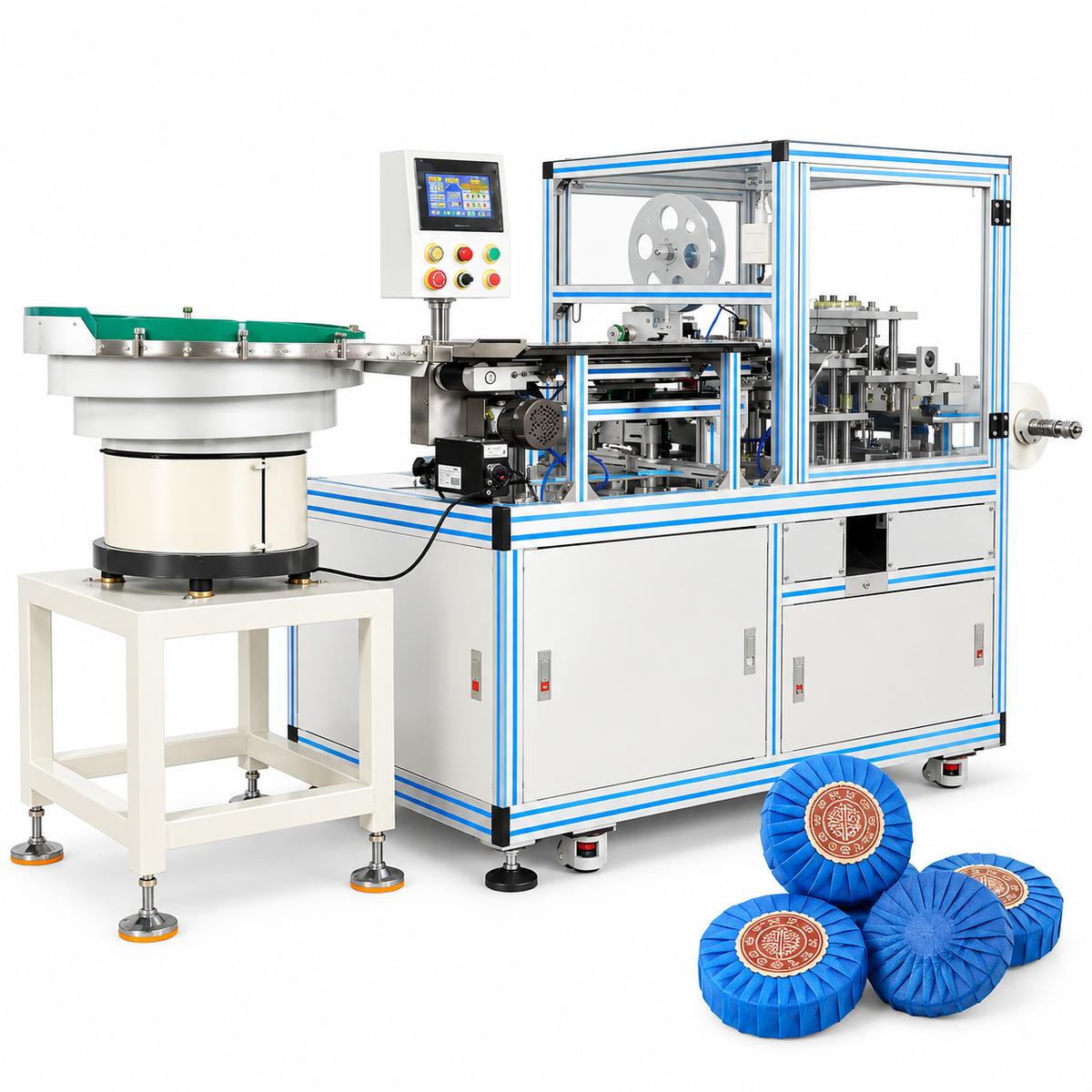 ZONESUN ZS-PK960 Automatic Round Soap Pleated Wrapping Machine