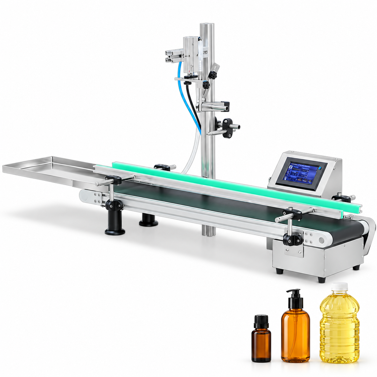 ZONESUN ZS-MPYT900 Semi-automatic Magnetic Pump Liquid Filling Machine With Diving Nozzle for Foaming Liquid