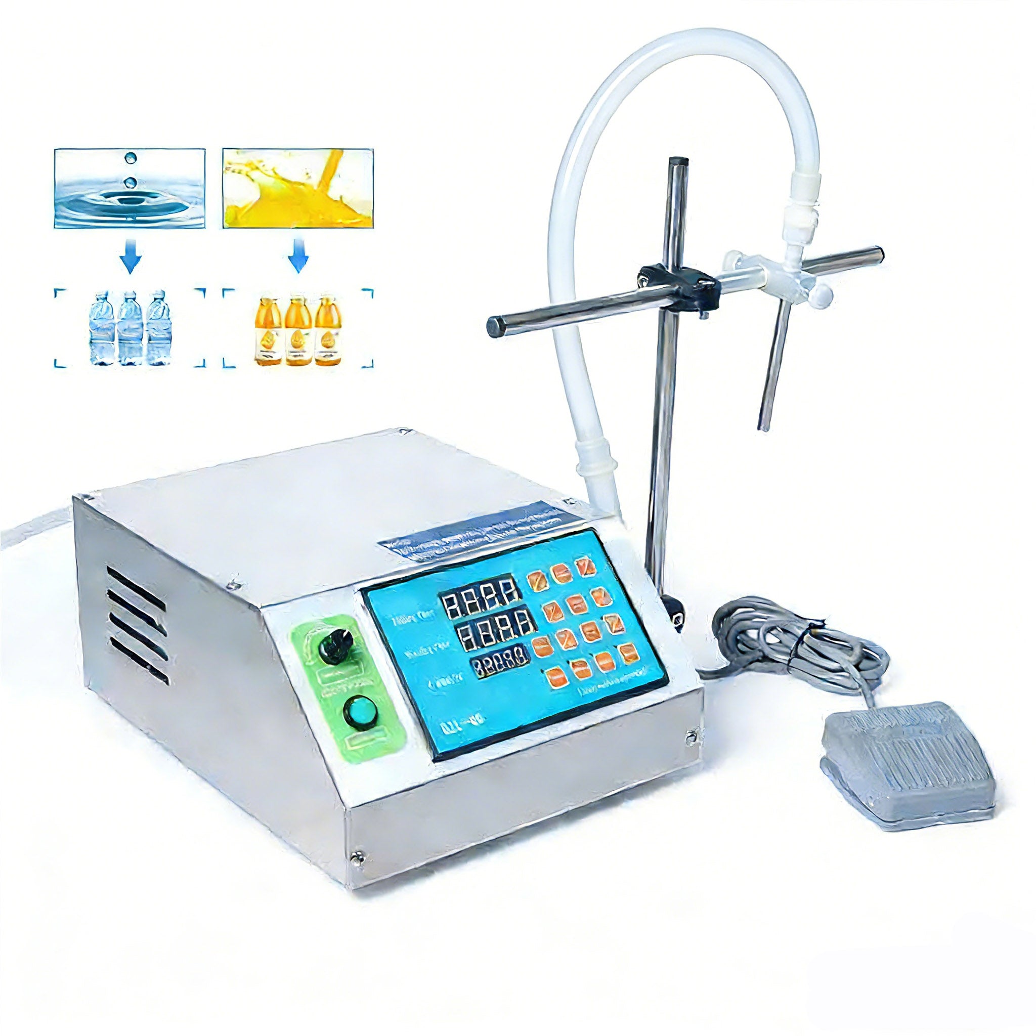ZONESUN ZS-YTGP1 Semi-automatic Gear Pump Liquid Filling Machine