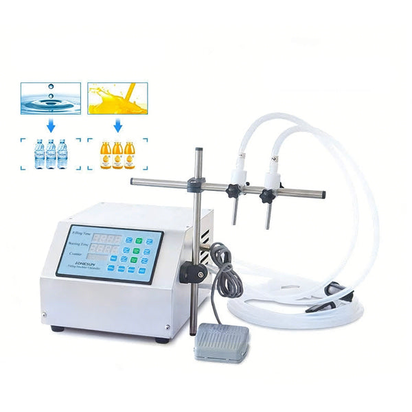 ZONESUN ZS-DPYT2P Semi-Auto Liquid Filling Machine with Diaphragm Pump