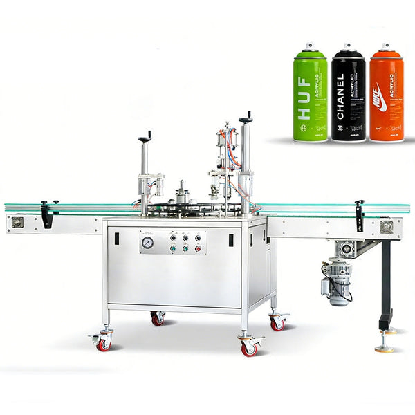 ZONESUN ZS-QW1600 Automatic Spray Can Aerosol Liquid Filling Capping Machine
