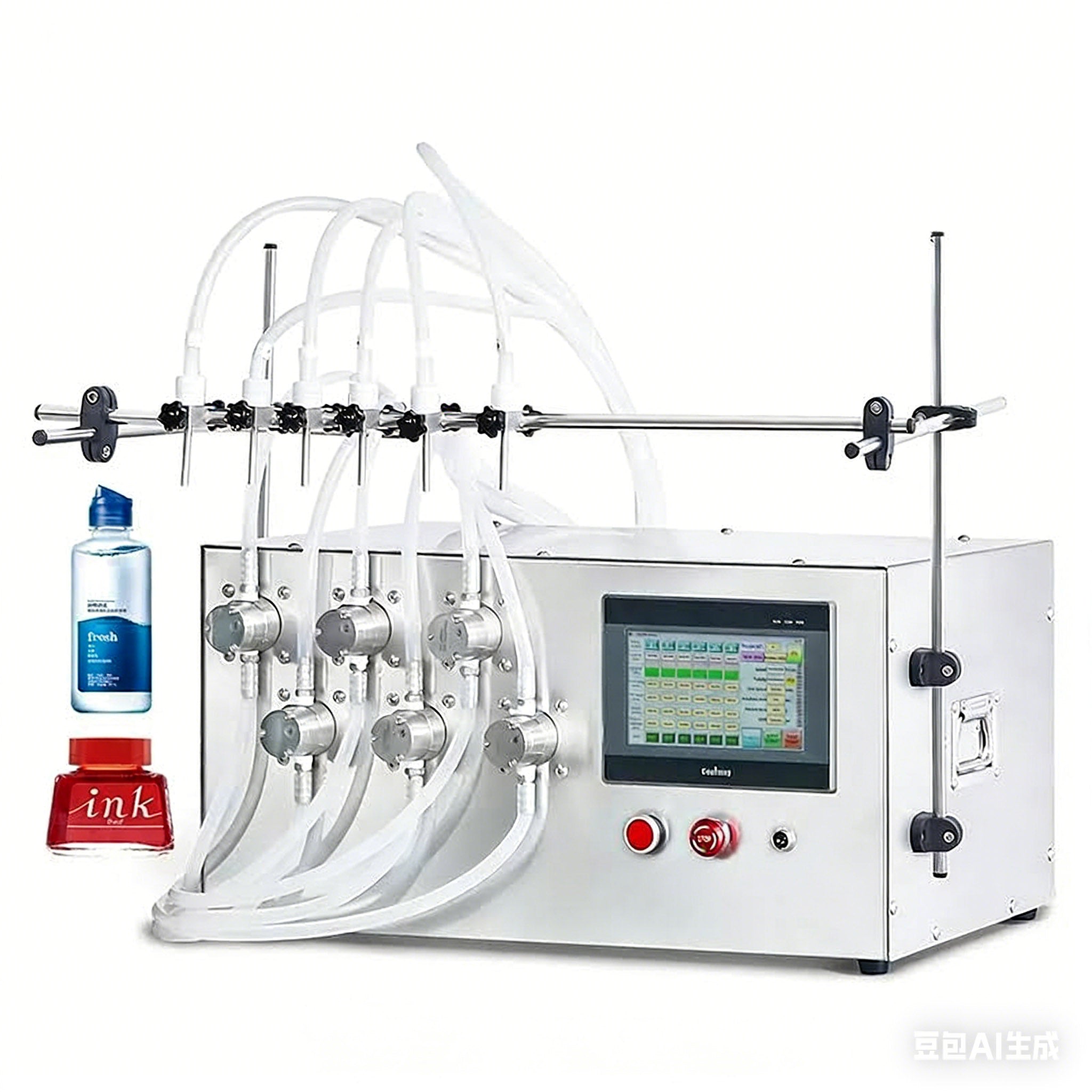 ZONESUN ZS-MPZ6 Semi Automatic Magnetic Pump Liquid Filling Machine