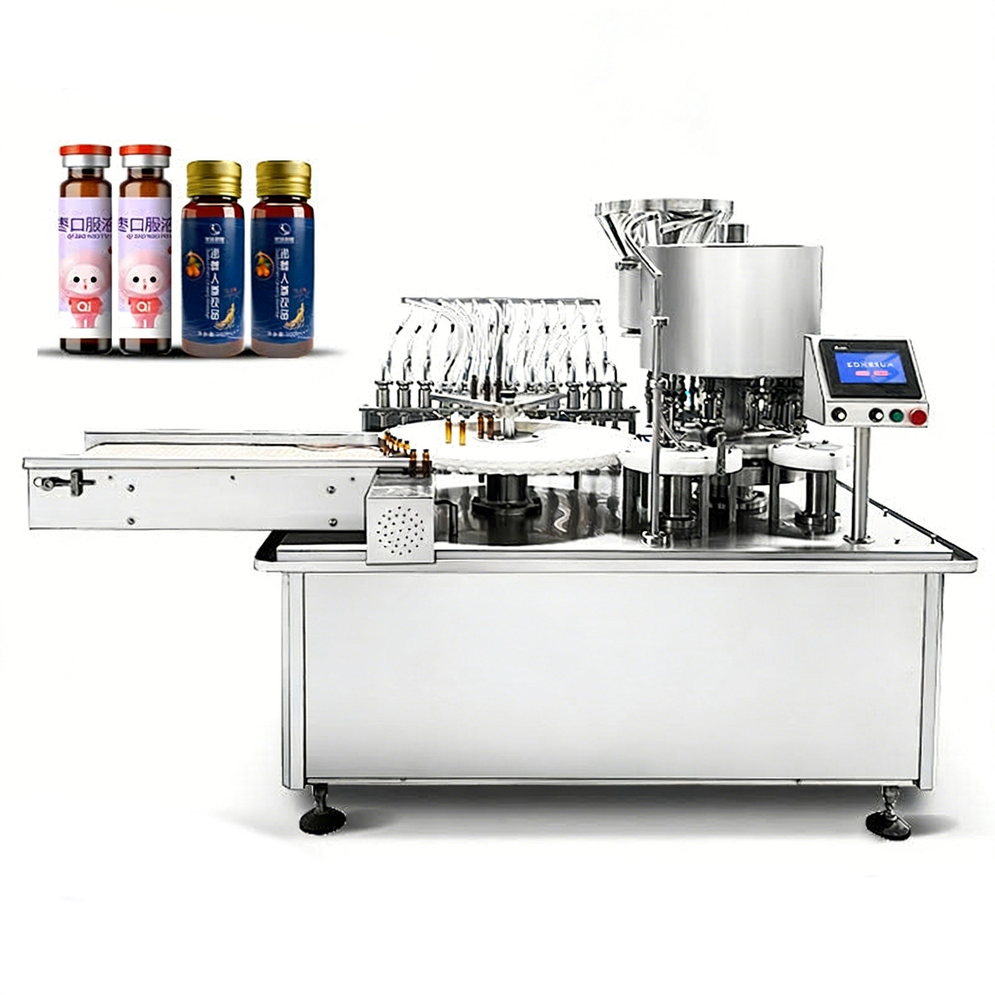 ZONESUN ZS-AFC12P Automatic Oral Bottle Liquid Filling Capping Machine