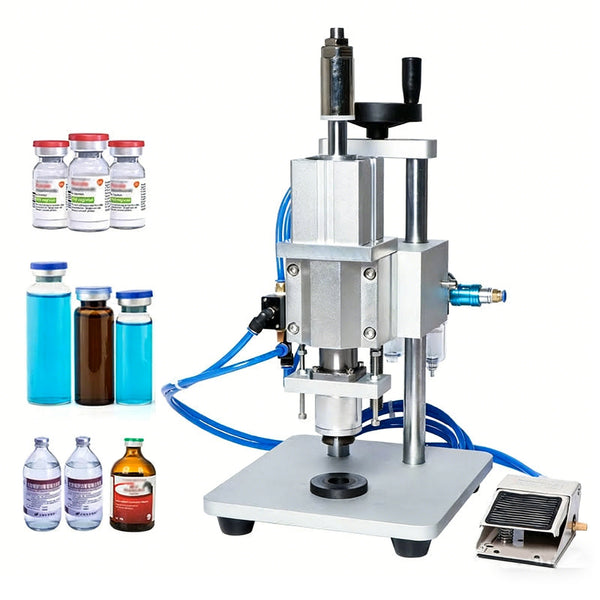 ZONESUN ZS-PVC3 Pneumatic Vial Capping Machine for 13–20mm Caps