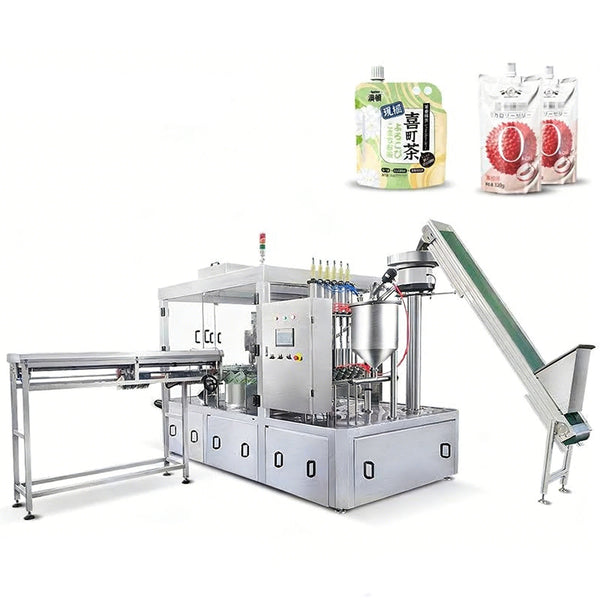 ZONESUN ZS-AFC6YL Automatic Spout Pouch Liquid Filling Capping Machine
