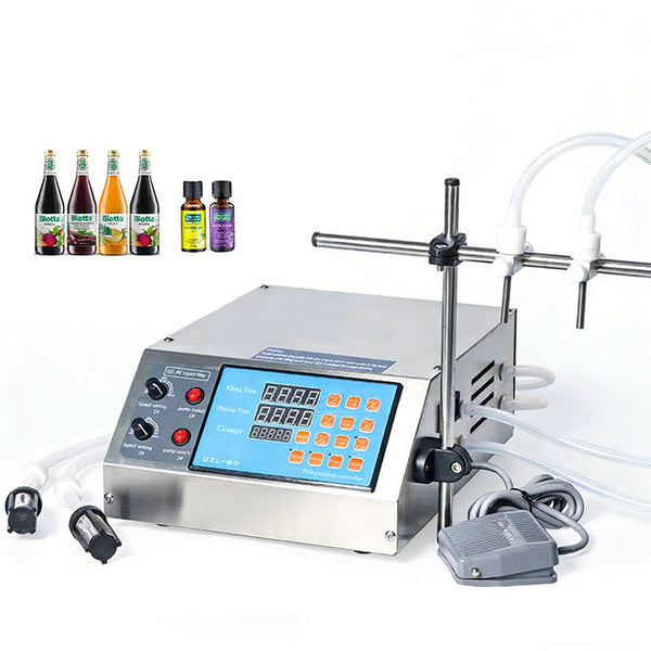 ZONESUN ZS-YTGP2 3-3000ml Semi Automatic 2 Nozzles Gear Pump Liquid Filling Machine