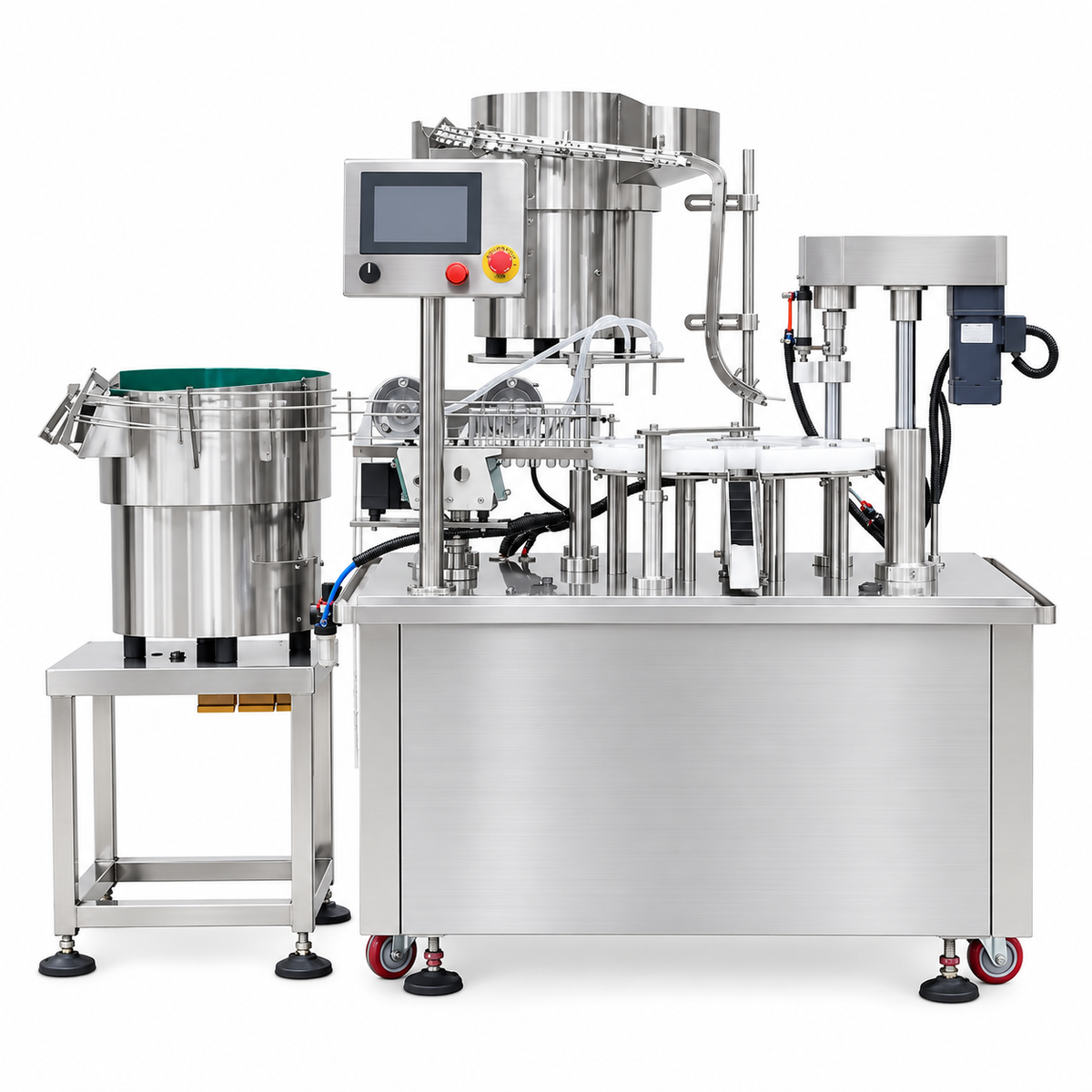 ZONESUN ZS-AFC10 Rotary Tube Filling and Chuck Capping Machine