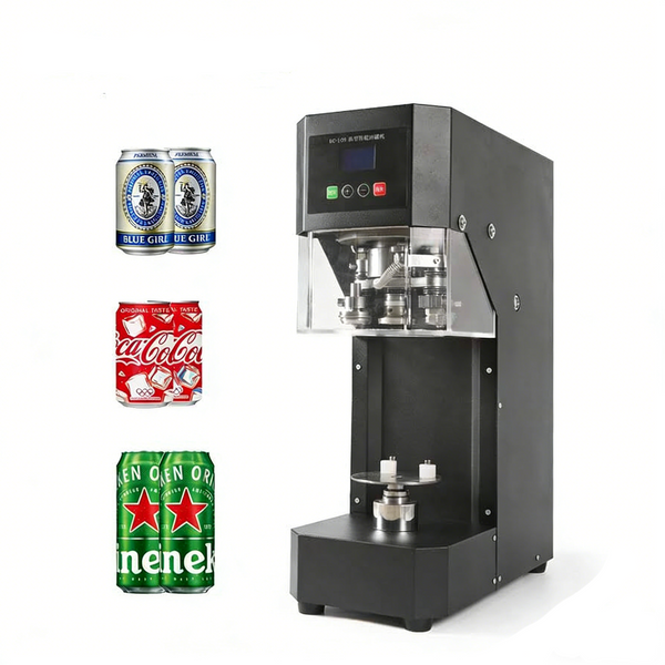 ZONESUN ZS‑FK‑168B 55mm Intelligent Can Seamer Bottle Sealing Machine
