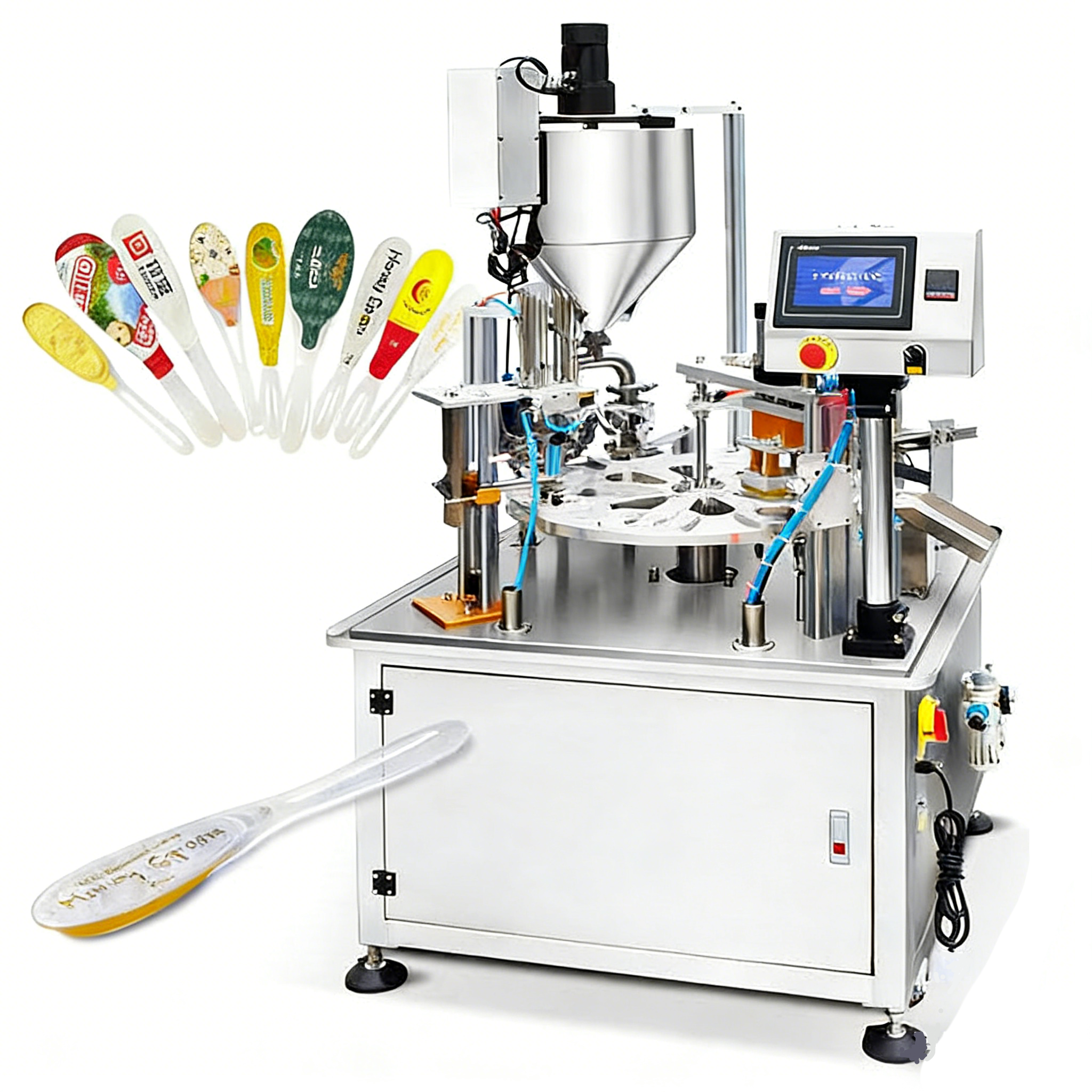 ZONESUN ZS-FSHS20 Automatic Honey Spoon Filling Sealing Machine