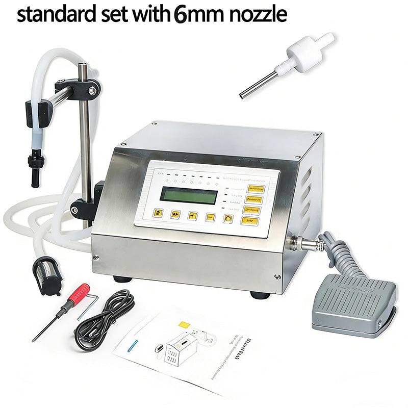 ZONESUN GFK-160 Diaphragm Pump Water Oil Liquid Filling Machine