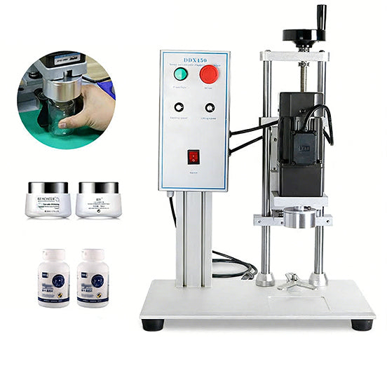 ZONESUN ZS-XG450 Semi-Automatic Chuck Capping Machine with Bottle Fixture