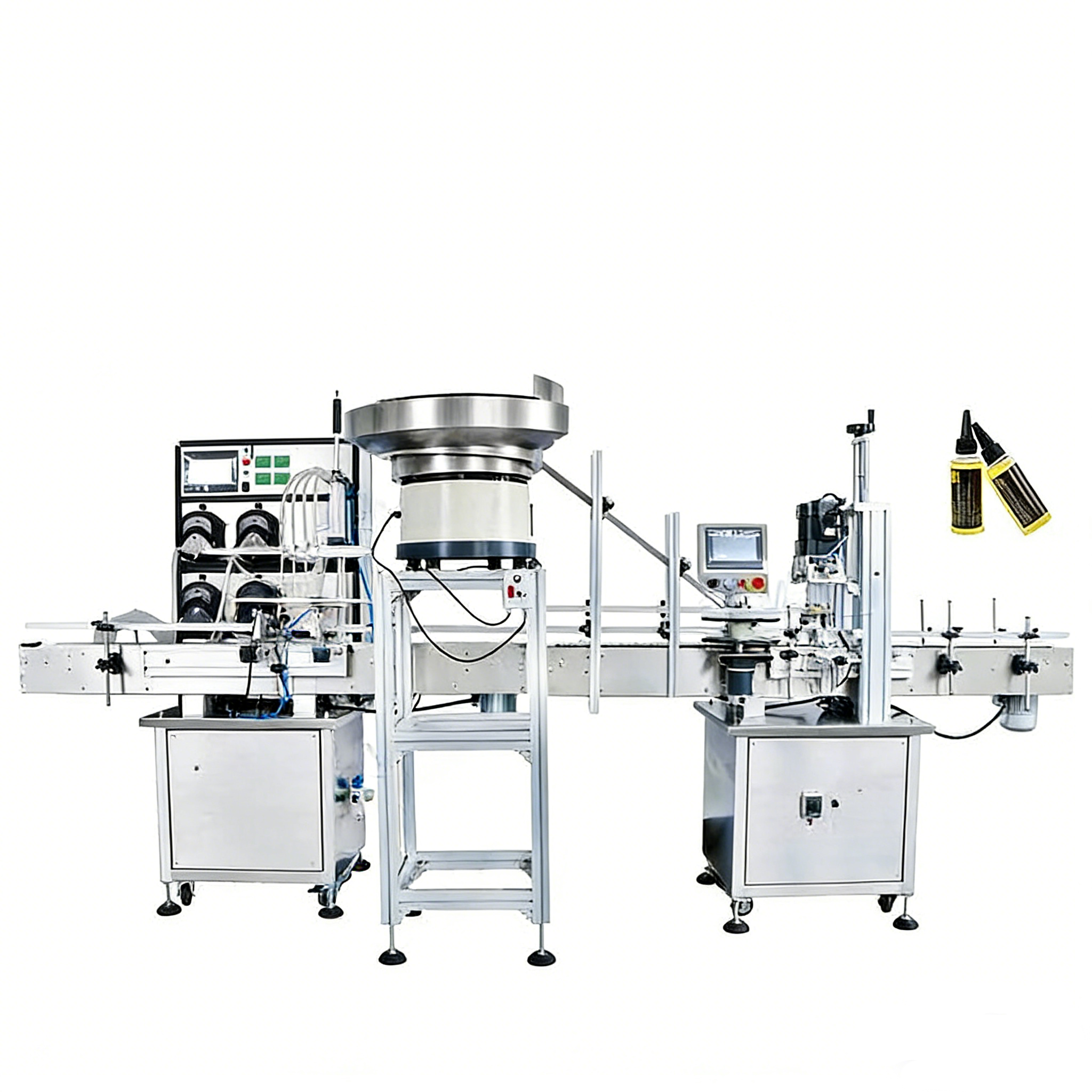 ZONESUN ZS-FAL180A6 Automatic Liquid Filling and Capping Machine Line