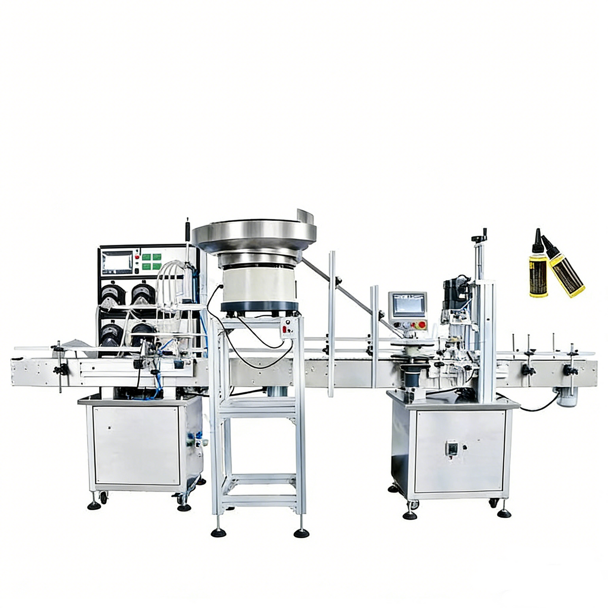 ZONESUN ZS-FAL180A6 Automatic Liquid Filling and Capping Machine Line