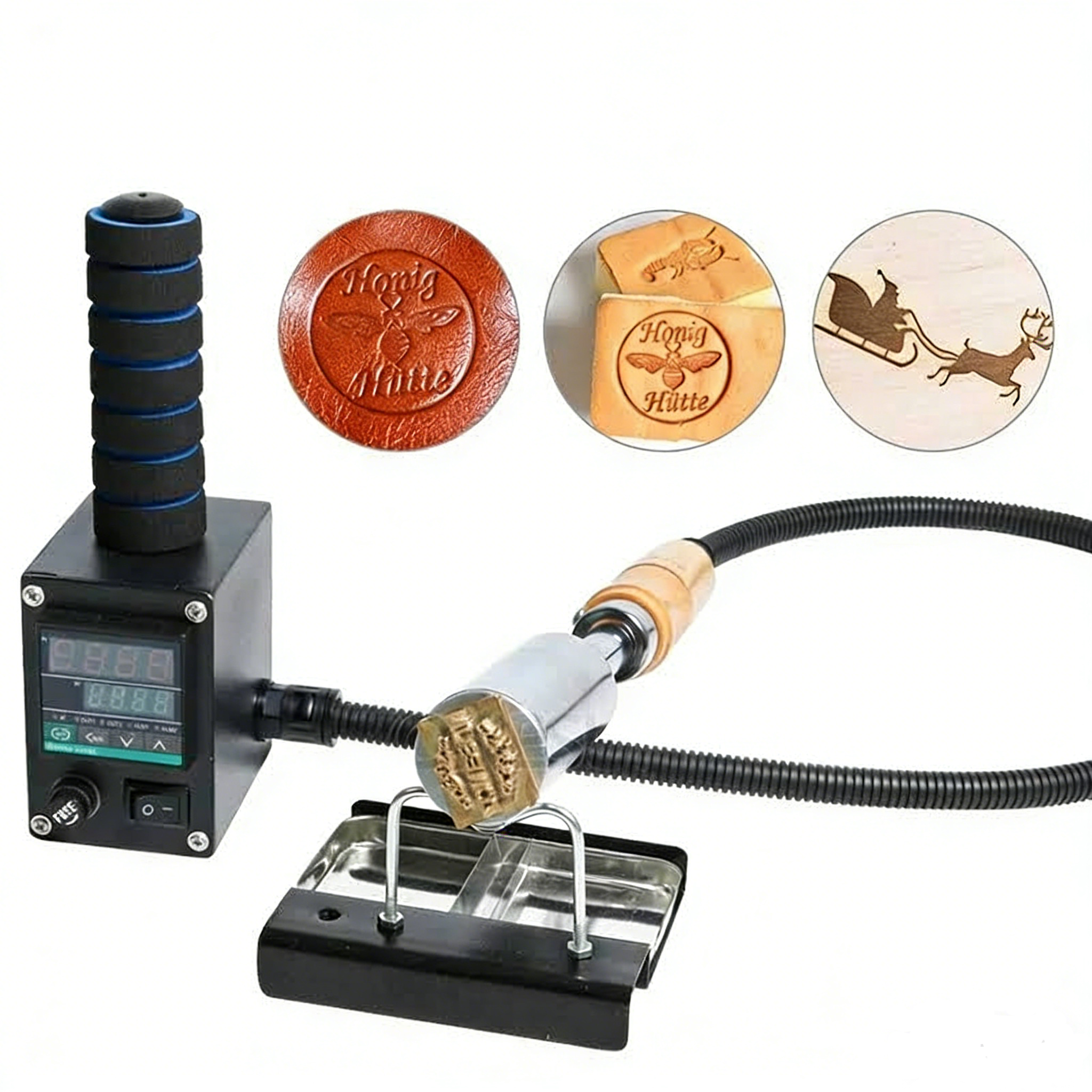 ZONESUN ZS-H57 Handheld Hot Foil Stamping Machine for Wood & Leather