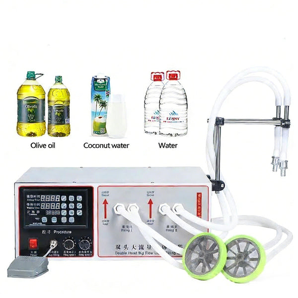 ZONESUN ZS-GFK17B High Flow Rate 2 Nozzles Diaphragm Pump Liquid Filling Machine