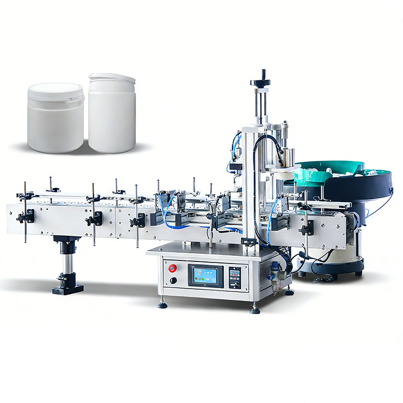 ZONESUN ZS‑XG1870G Automatic Cap Pressing Machine with Cap Feeder