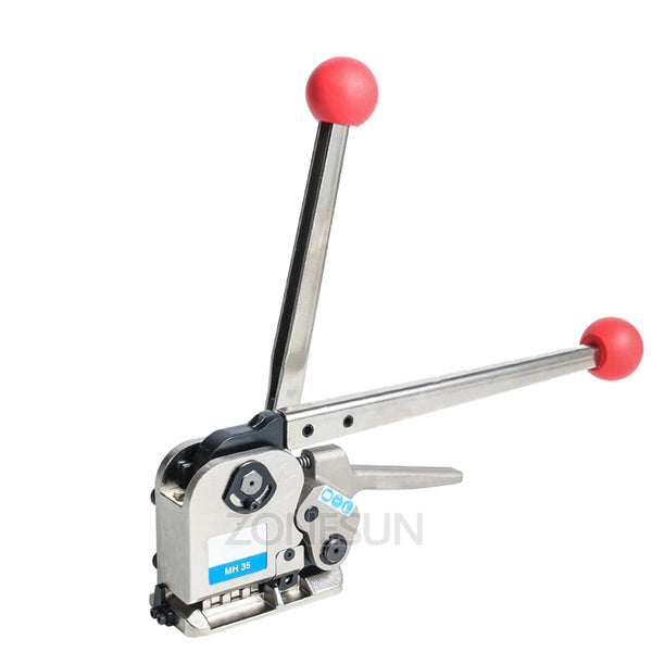 ZONESUN MH35 Manual Sealless Steel Strapping Tool, 16–25mm