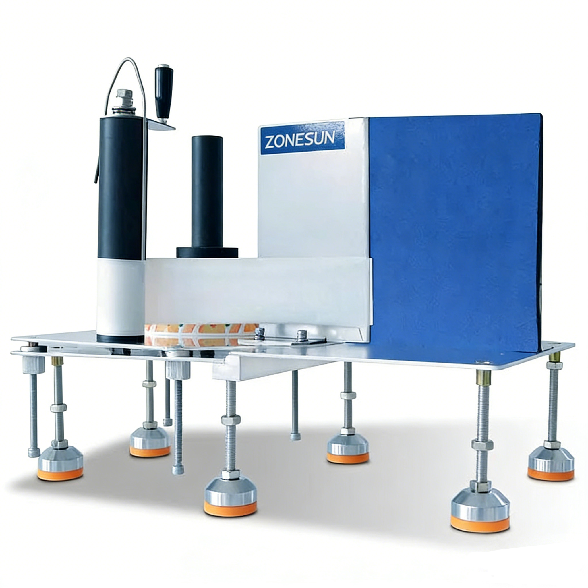 Máquina etiquetadora manual de botellas de polígono cuadrado redondo ZONESUN ZS-TB3