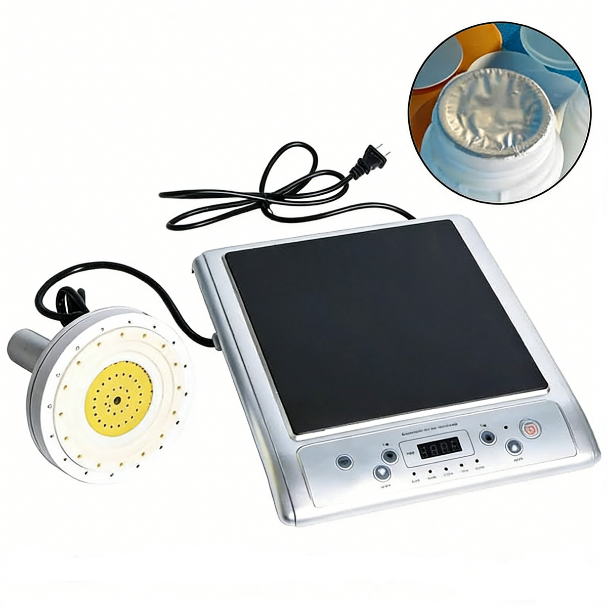 ZONESUN GLF-500L 20-130mm Electromagnetic Induction Aluminum Foil Sealing Machine