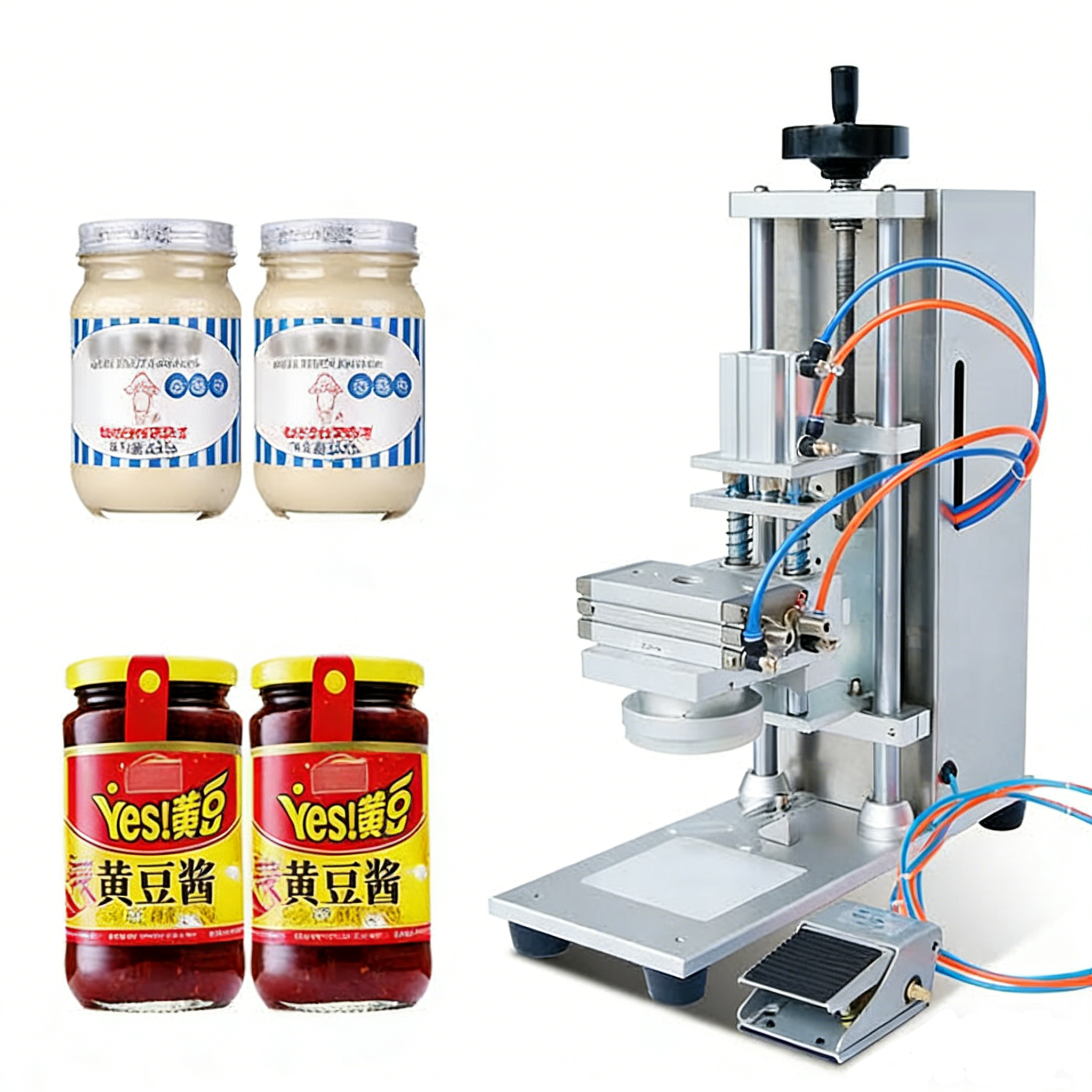 ZONESUN ZS‑XG450D Semi‑Automatic Desktop Bottle Capping Machine