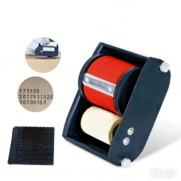 ZONESUN Portable Batch Number Ink Roll Coding Machine