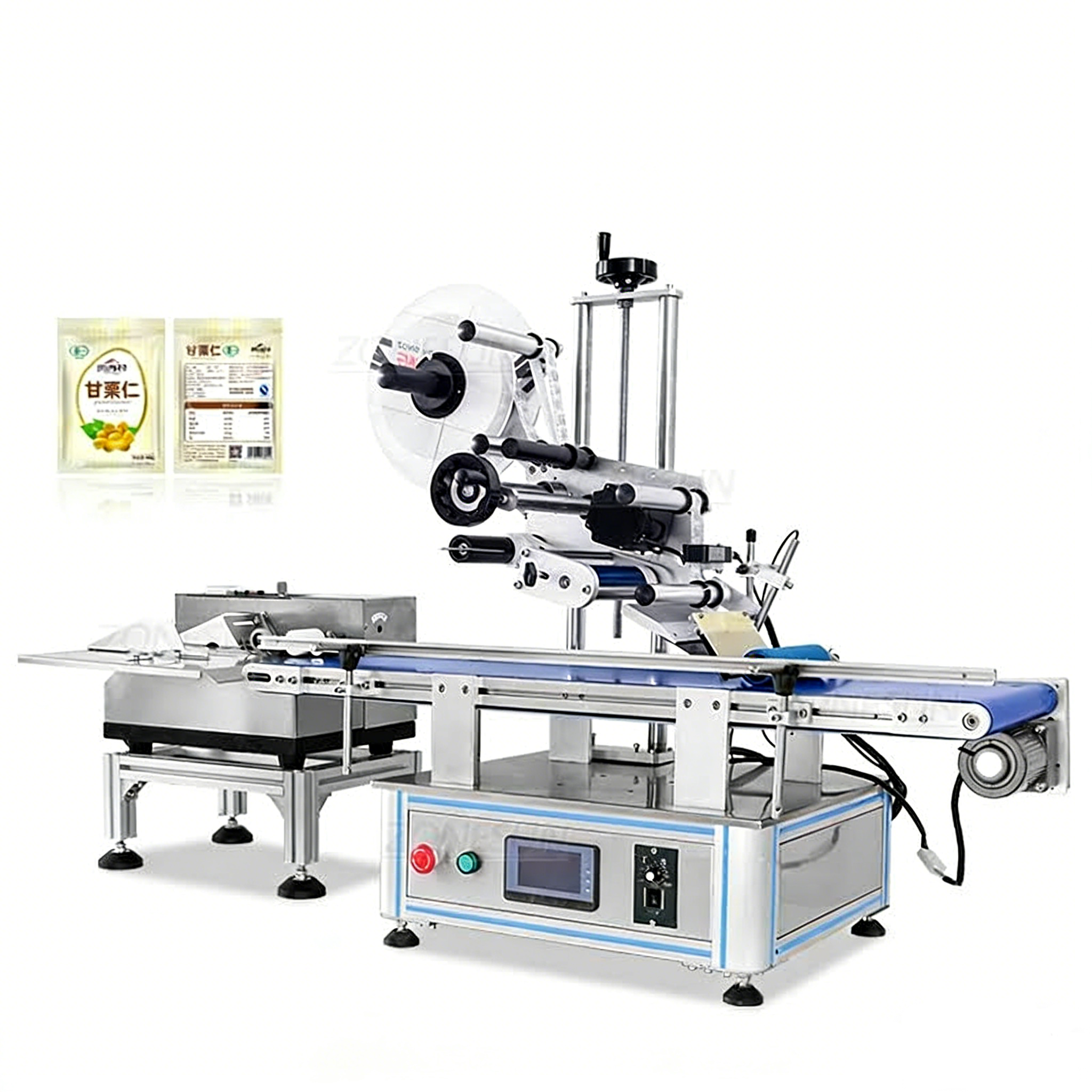 ZONESUN ZS-TB180PBF Automatic Flat Paper Labeling Machine for Packaging