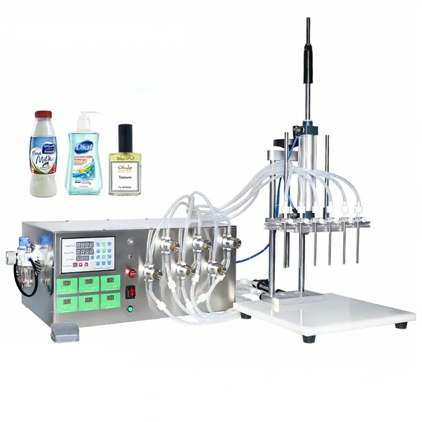 ZONESUN ZS-MP5500D 6-Nozzle Magnetic Pump Liquid Filling Machine