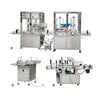 ZONESUN Vertical Type Electric 6 Nozzles Liquid Filling Capping Round Bottle Labeling Machine