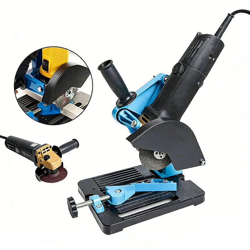 ZONESUN 115–125mm Angle Grinder Stand with Adjustable Clamp