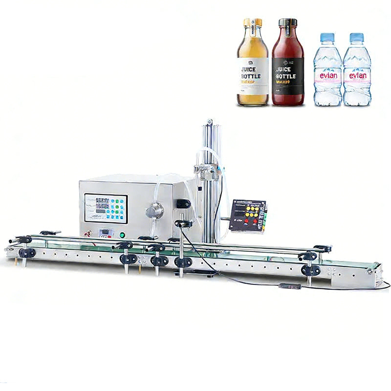 ZONESUN ZS-DTMP1D Magnetic Pump Liquid Filler with Conveyor