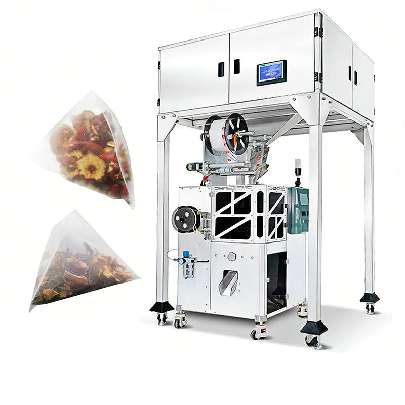 ZONESUN ZS-SJB90 VFFS Pyramid & Flat Tea Bag Packaging Machine