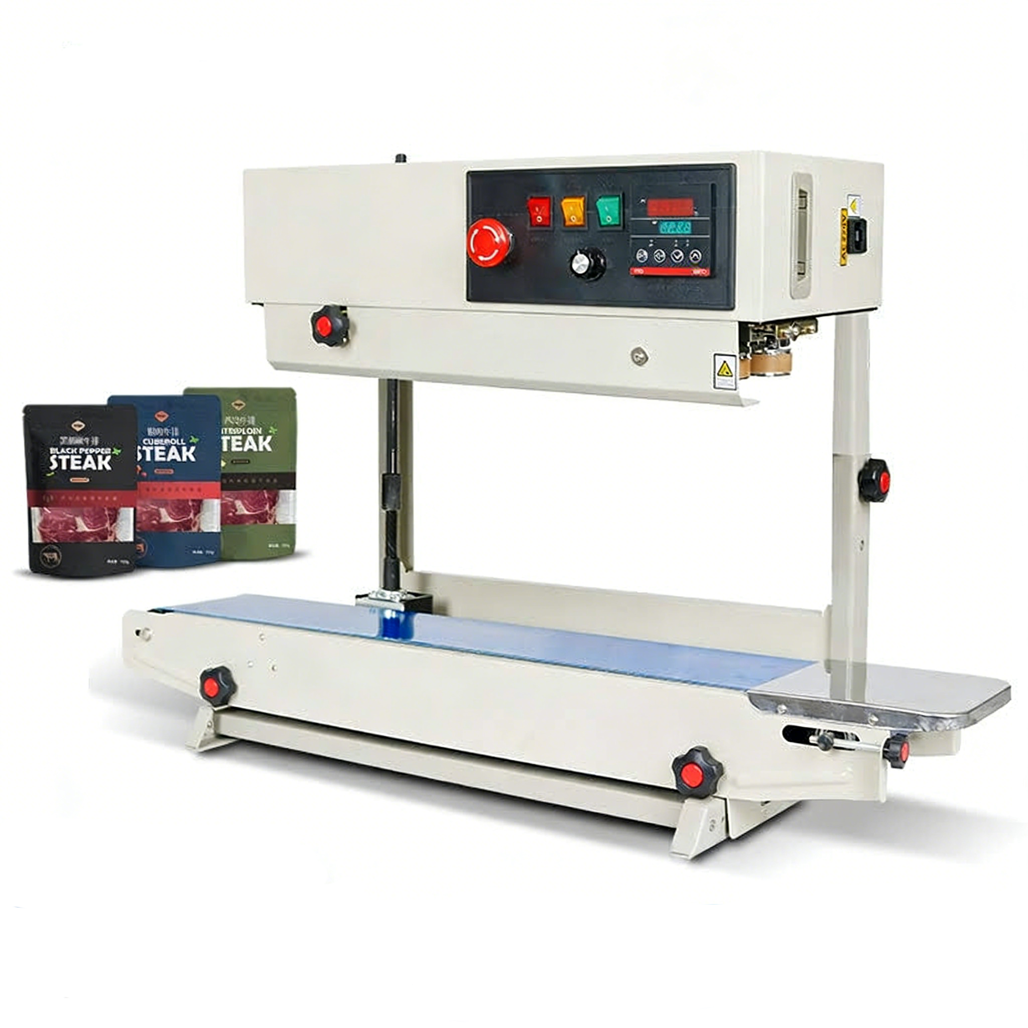 ZONESUN ZS-FR900S Vertical Continuous Bag Sealing Machine with Date Imprint