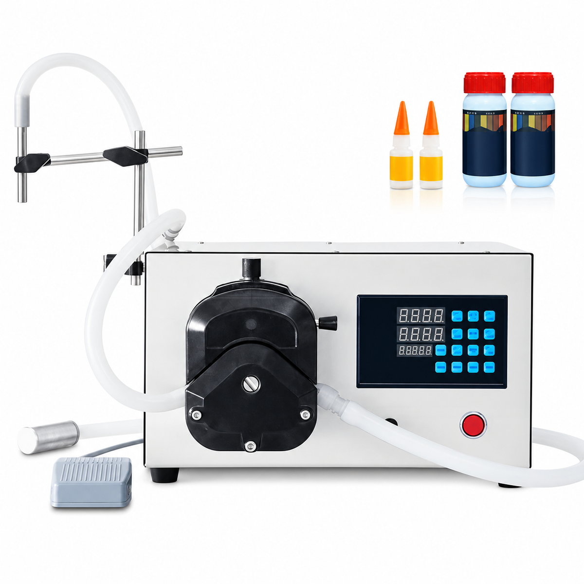 ZONESUN ZS‑YTPPR1 Semi‑Auto Large‑Flow Peristaltic Pump Filler