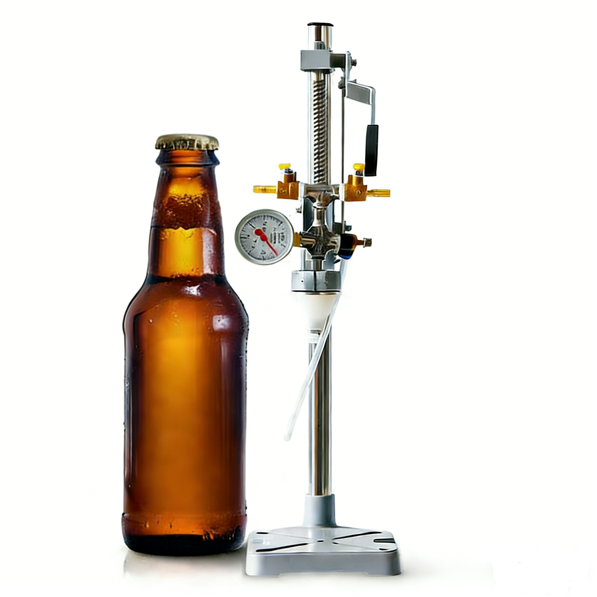 ZONESUN ZS-DYGZ01 Manual CO₂ Beer Bottle Filling Machine