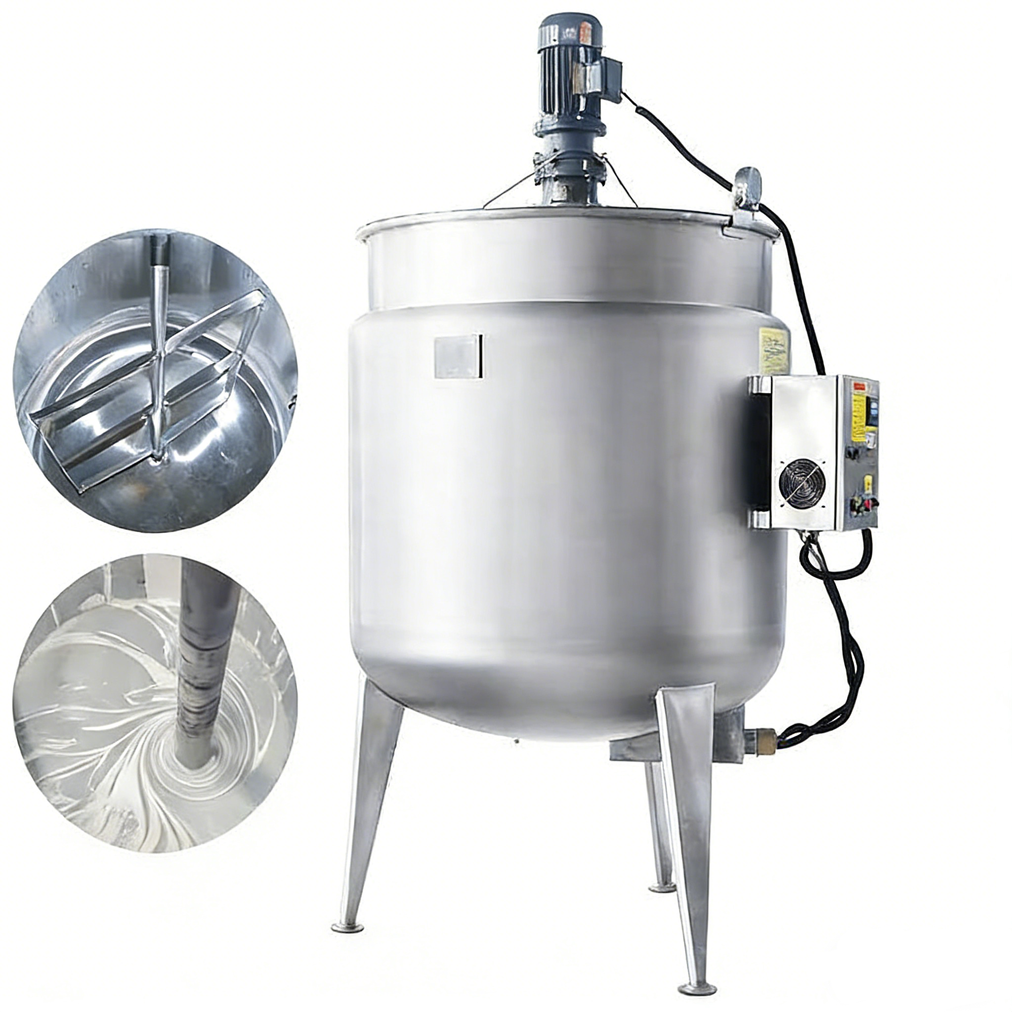 ZONESUN ZS-MB1000L Stainless Steel Mixing & Heating Tank Machine