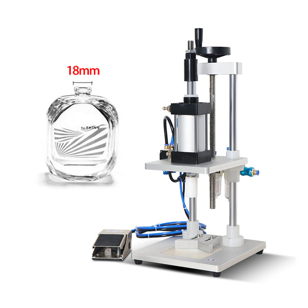 ZONESUN ZS-GK5 13/15/18/20mm Pneumatic Perfume Collar Ring Capping Machine
