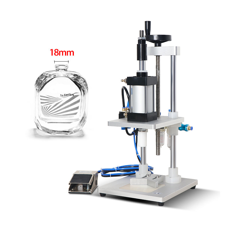 ZONESUN ZS-GK5 13/15/18/20mm Pneumatic Perfume Collar Ring Capping Machine