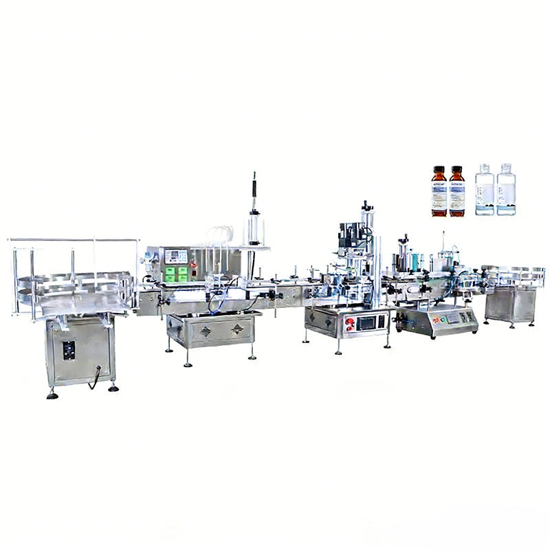 ZONESUN ZS-FAL180C3 Tabletop Liquid Filling Capping Labeling Line