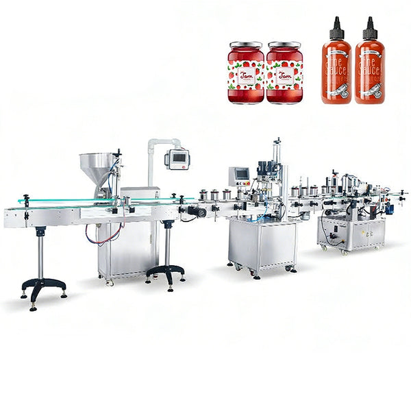 ZONESUN ZS-RPCL1 Automatic Filling, Capping & Labeling Line for Paste & Liquid