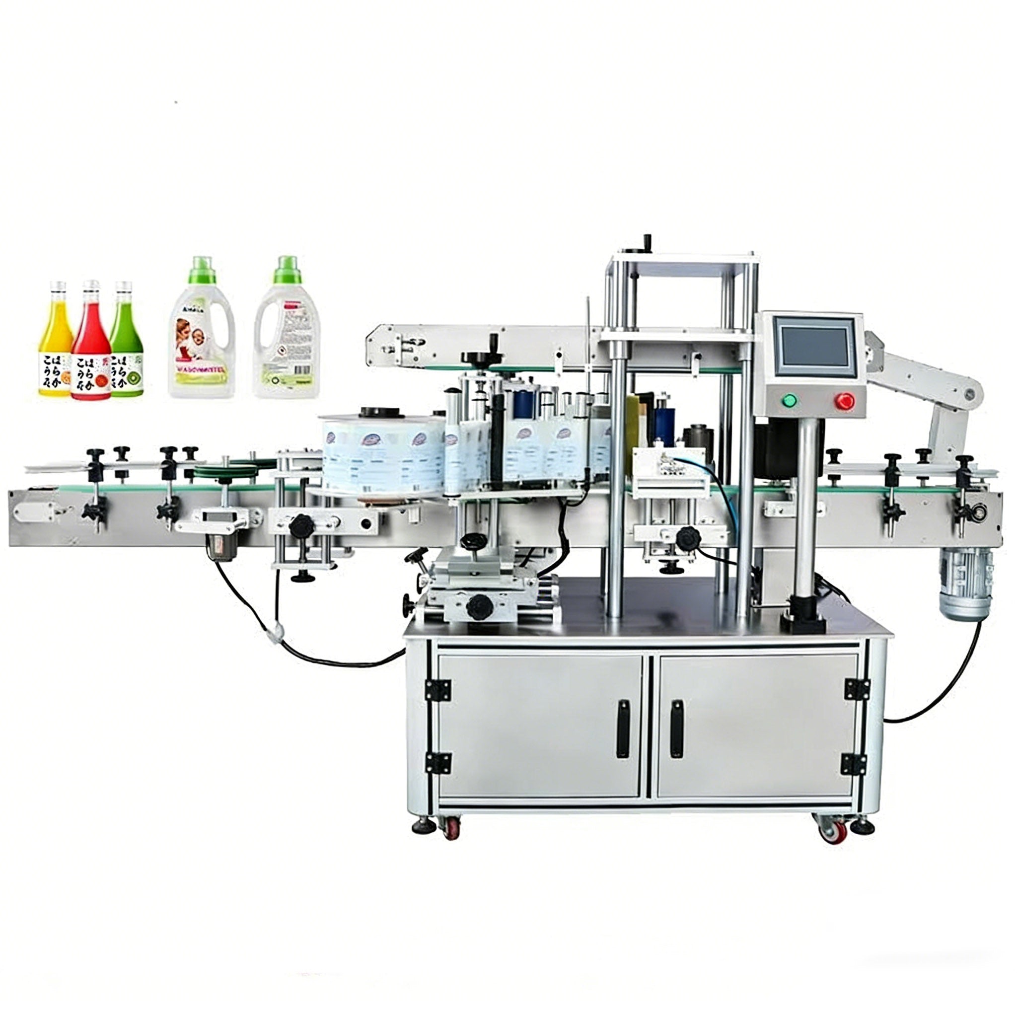 ZONESUN ZS-TB300Z Automatic Square/Round Bottle Double Side Labeler
