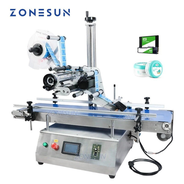 ZONESUN Automatic ZS-TB150PB Flat Surface Labeling Machine