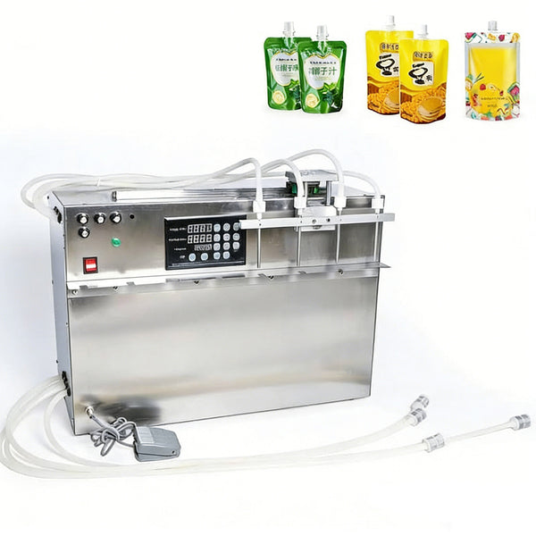 ZONESUN ZS-DPSP4 4 Nozzles Stand-up Bag Spout Pouch Liquid Filling Machine