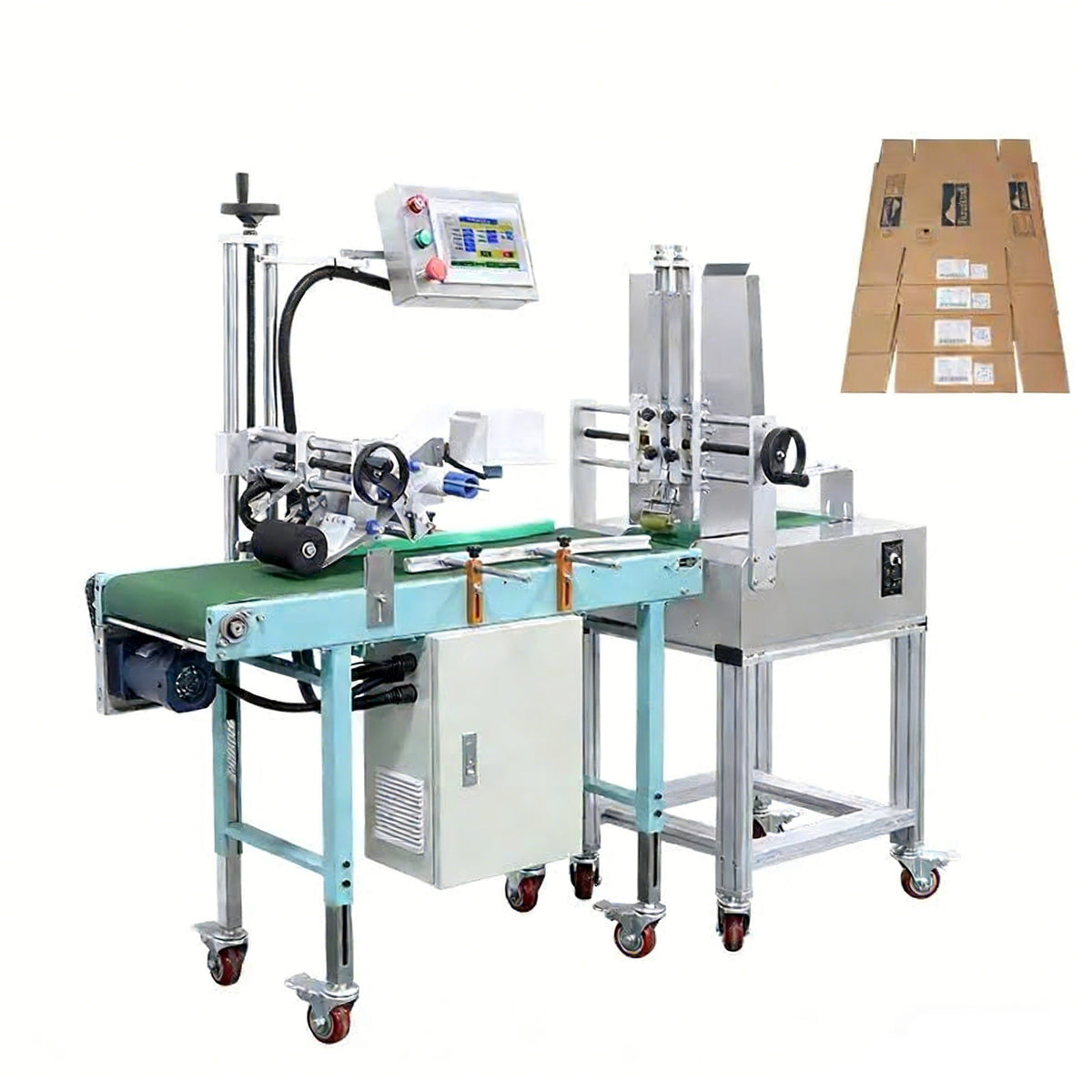 ZONESUN ZS-TB160P Automatic High-Speed Paging Labeling Machine for Flat Products