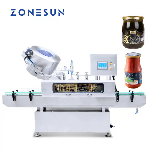 ZONESUN ZS-XG01 Automatic Steam Vacuum Capping Machine